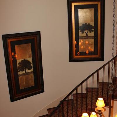 Pair Framed and Matted Artworks