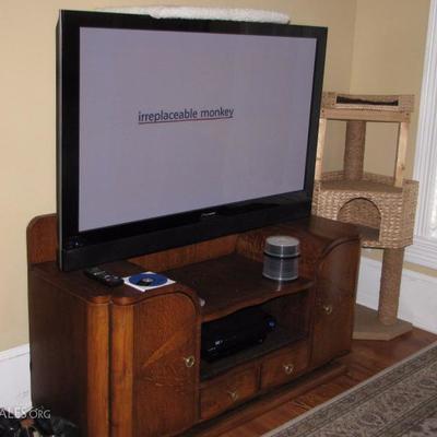 cabinet sold  tv available