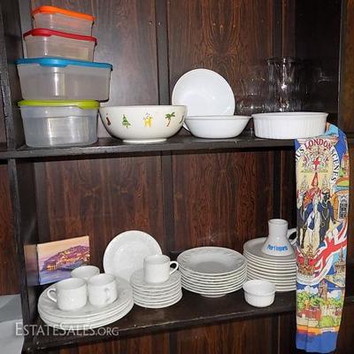 MIT025 Nesting Storage Containers, Tropical Dish Set

