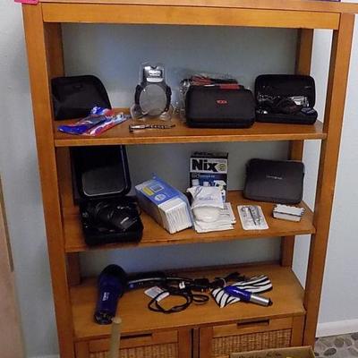 MIT123  Wooden Shelf with Cleaning Supplies & Surprises
