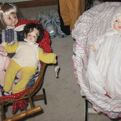 doll buggies and beds and dolls