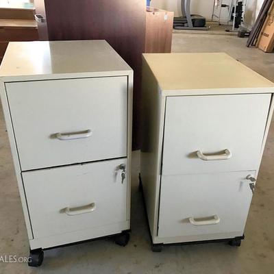 Rolling file cabinets