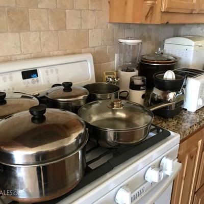 Pans and small appliances