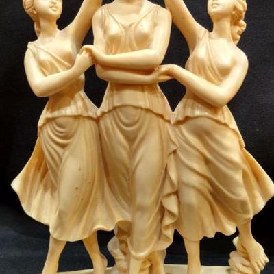 3 Graces Crowning Venus by A. Santini, Italy