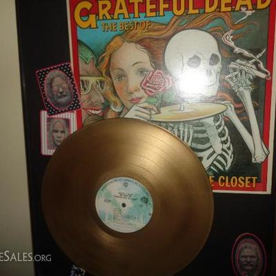 1990's Greatful Dead Album & Gold plated album.