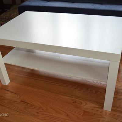 white coffee table 