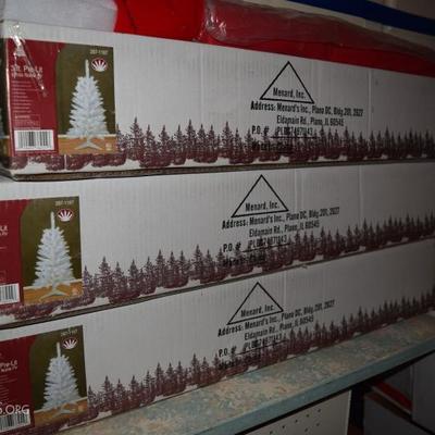 3' prelit christmas trees in boxes 