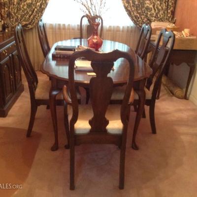 Harden dining table and chairs