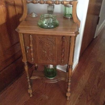 Antique smoking stand