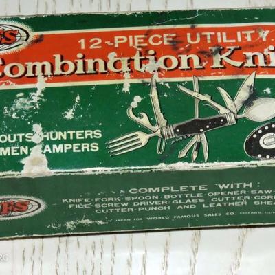 1950's WFS 12 PIECE UTILITY COMBINATION KNIFE