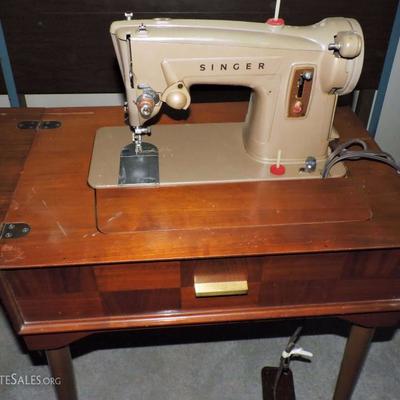 Vintage Singer Sewing Console