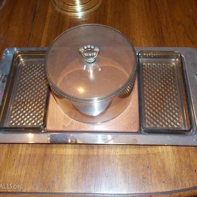 Mid Century cheese serving tray