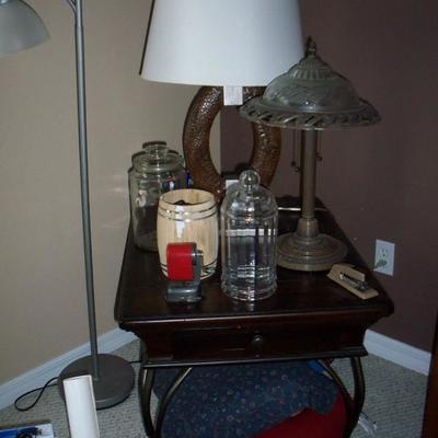 End table , Lamps
