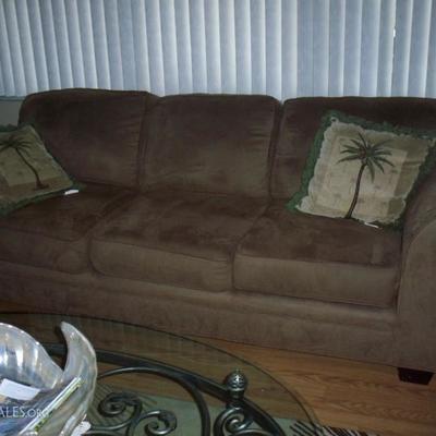 Haining Happy leather Co. Suede Sofa