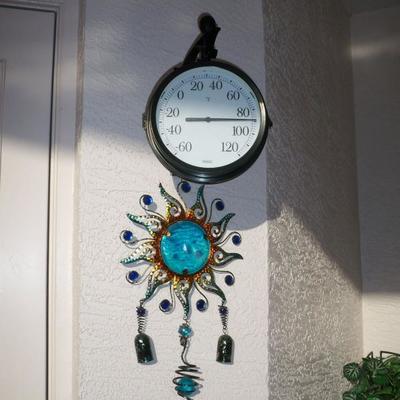 Thermometer, Yard art Sun face
