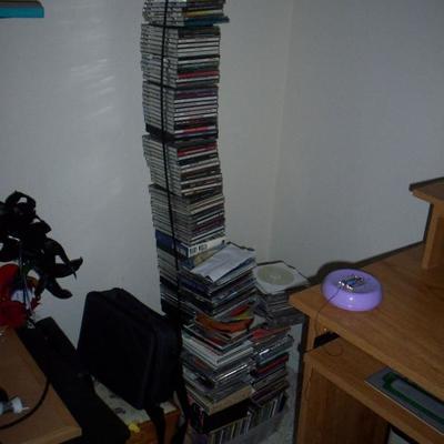Tower of CD's