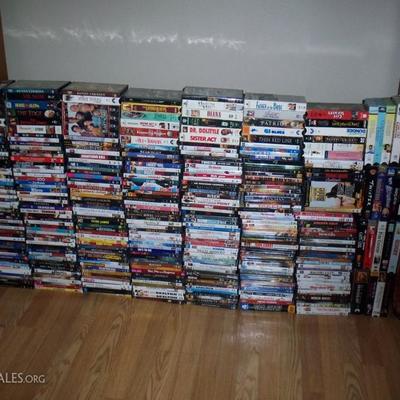 DVD's and VHS Tapes