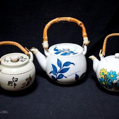Three Japanese Teapots