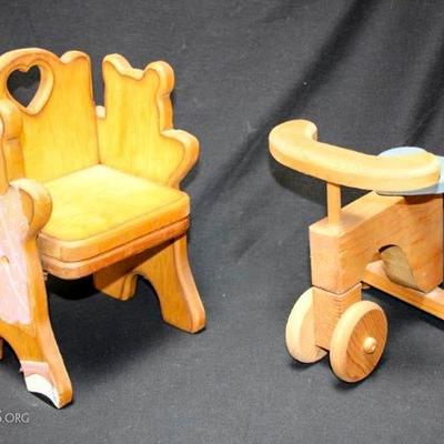 Doll Furniture Trike and Potty Chair