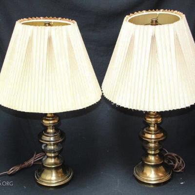 Brass Finish Stiffel Lamps