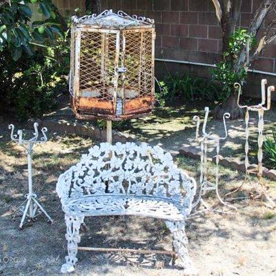 Iron Garden Furniture and Stands