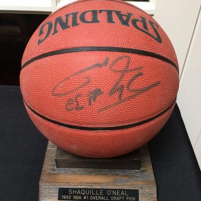 Shaquille O'Neal Autographed Basketball 