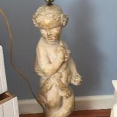 Cherub lamp