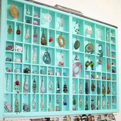one unpainted Type-setter's drawer left