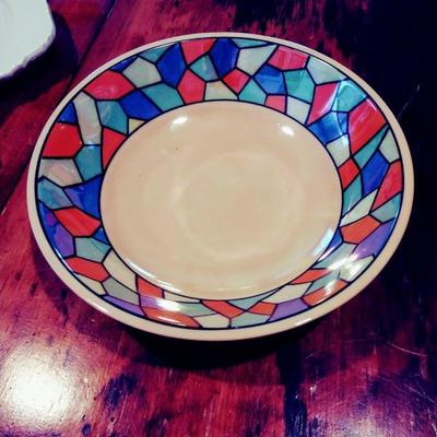 Vintage rare 'Japanese deco' bowl 