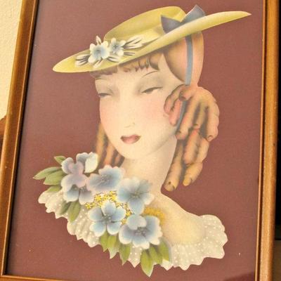 an assortment of vintage cards & posters, trays & misc wonderful nostalgic paper treasures 
