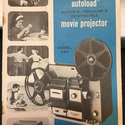 Bell And Howell 8mm Movie Projector 456 