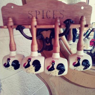 vintage spice rack 
