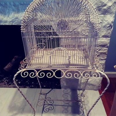 exquisite Antique Paris 
bird cage 