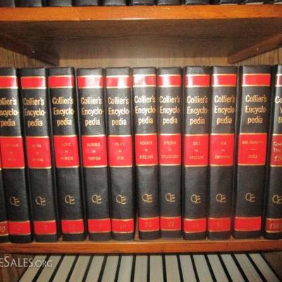 Colliers 1962 COMPLETE SET of Encyclopedias, plus year books, and children's set as well