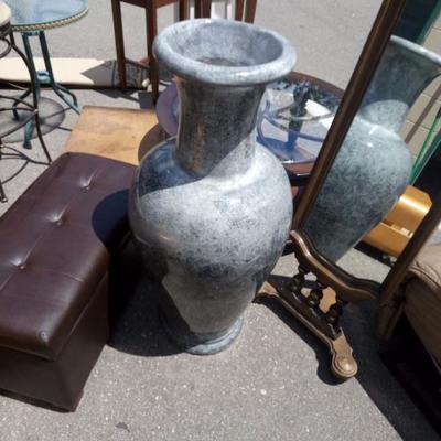 over 3' tall fiberglas vase
