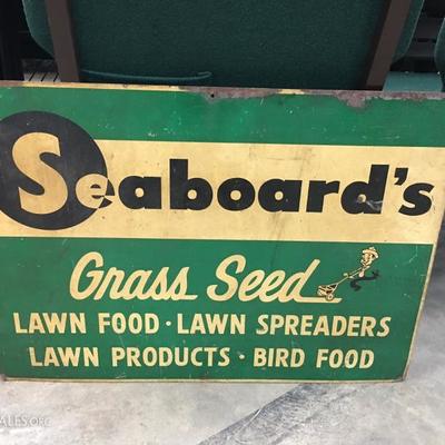 Seaboard's metal sign