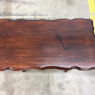 Mahogany magazine table