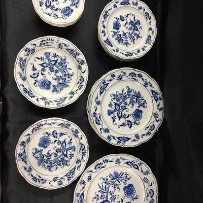 16pc Blue Danube china with Japan mark