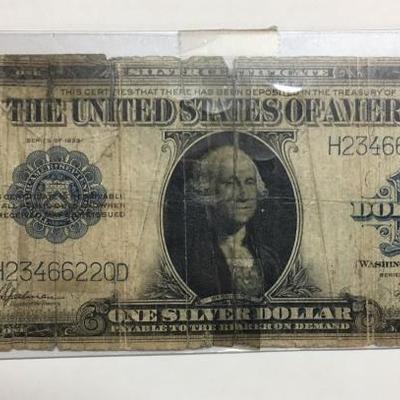 1923 Silver Certificate Horse Blanket
