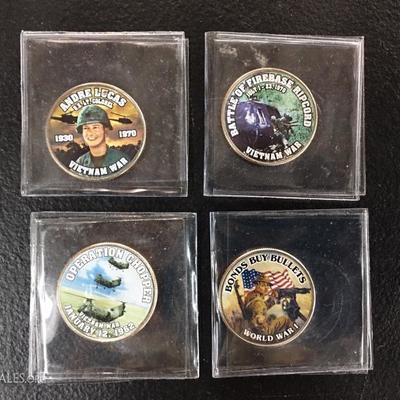 Vietnam and World War half dollars