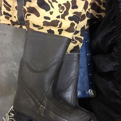 Red Ball camo rubber chest wader size 7