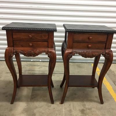 Mahogany side tables
