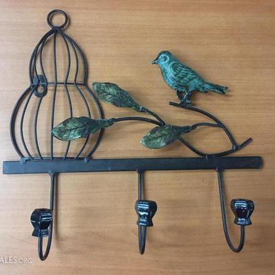 Bird coat hook