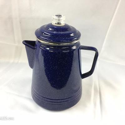 Coleman enamelware coffee pot