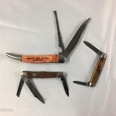 Vintage advertising knives