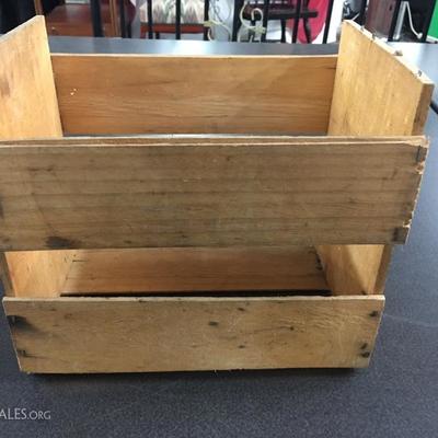 Asparagus wooden crate