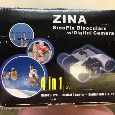 Binoculars with camera