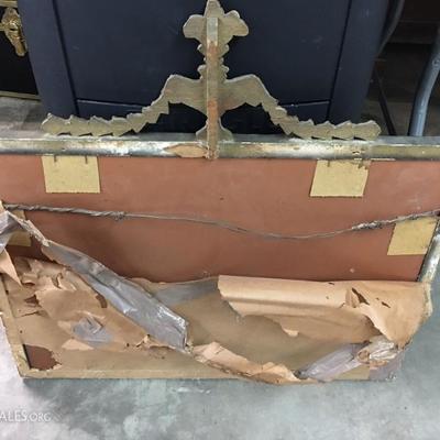 Antique gold mirror