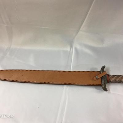 Damascus 30" sword