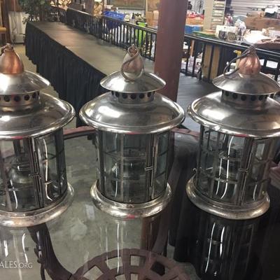 Silver lanterns